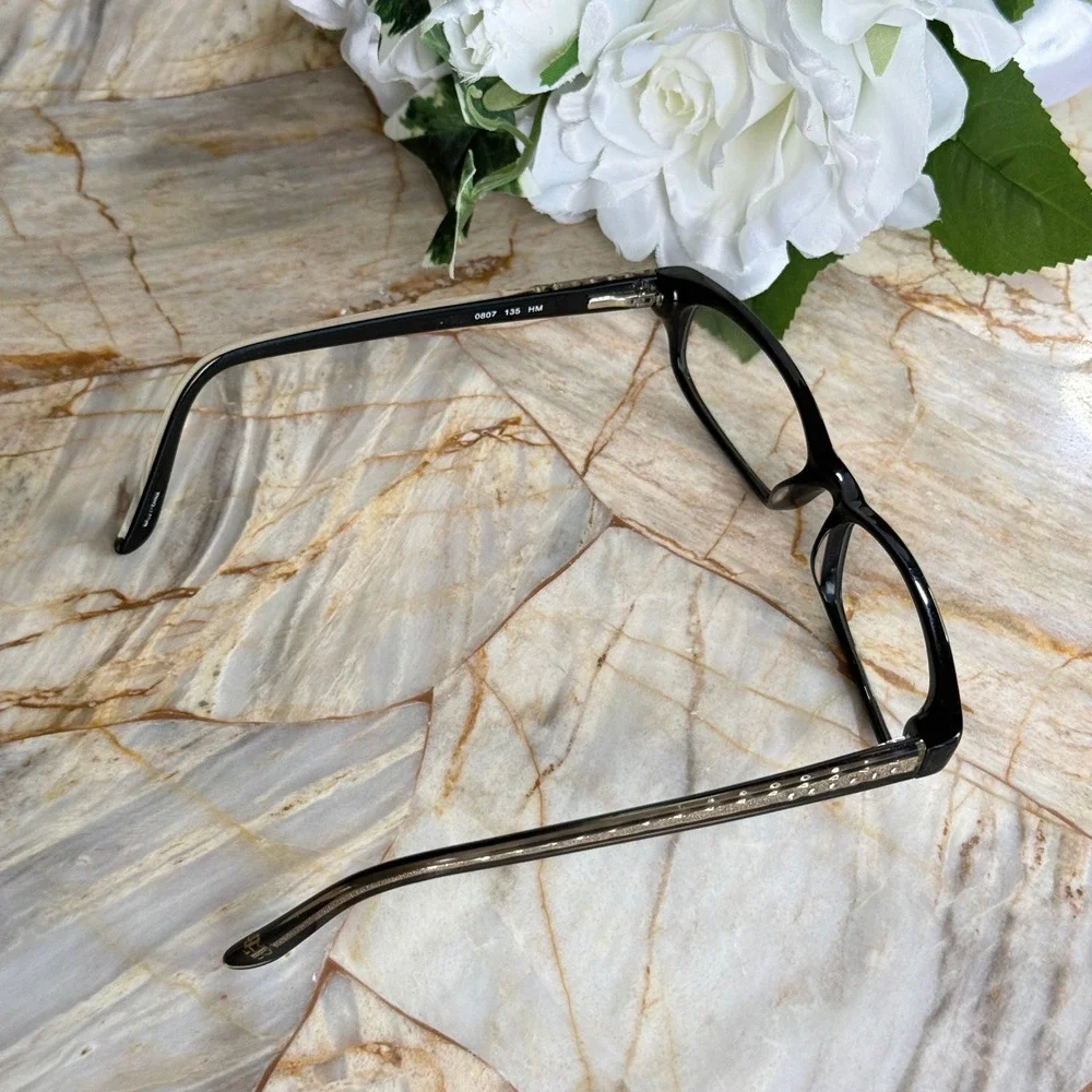 Jennifer Lopez Black Eyeglasses Frame 0807 135 HM‎ Rectangle